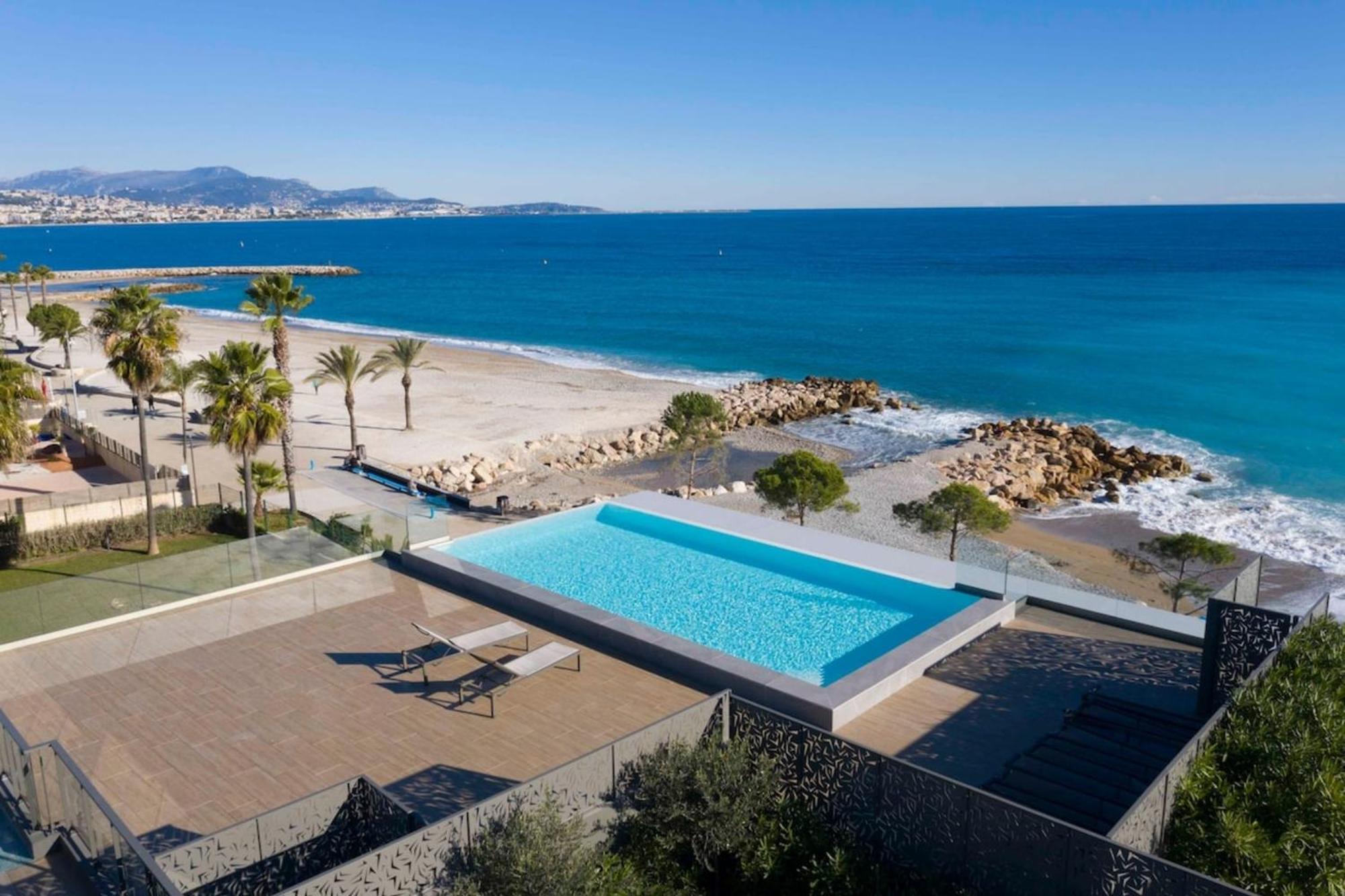 06Ah - Superb Waterfront T2 - Swimming Pool Apartment Villeneuve-Loubet Exterior photo